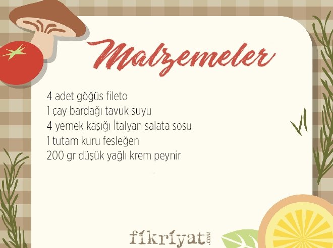 FIRINDA TAVUK GÖĞSÜ