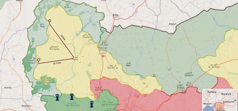 TURKISH MILITARY, FSA FOCUS ON URBAN CENTERS WARFARE CLOSE TO AFRIN