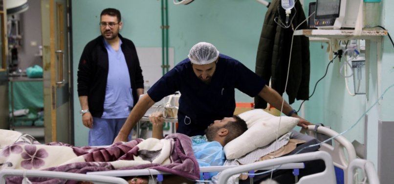 7 PALESTINIANS KILLED BY ISRAELI SNIPER FIRE AT GAZA HOSPITAL