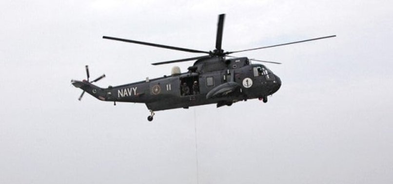 3 KILLED AS NAVY HELICOPTER CRASHES IN PAKISTAN
