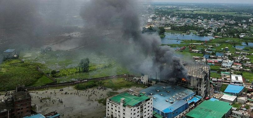 FIRE IN FOOD FACTORY IN BANGLADESH KILLS MORE THAN 50 PEOPLE
