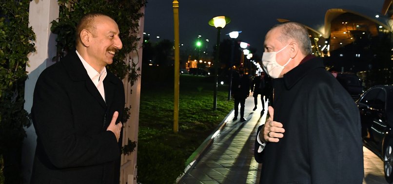 ERDOĞAN HOLDS PHONE CALL WITH AZERI LEADER ALIYEV TO WISH HIM A HEALTHY, PEACEFUL AND LONG LIFE ON HIS BIRTHDAY