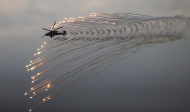 Turkish military makes firepower display at drill