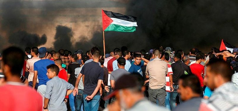 GAZANS FLOCK TO ISRAEL BUFFER ZONE FOR 20TH WEEK IN ROW