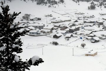 Kars’ta Kar Esareti: Evler ve Araçlar Karla Kaplandı