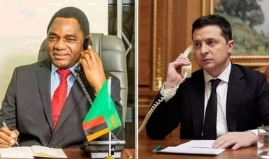 Ukrainian, Zambian presidents discuss bilateral ties