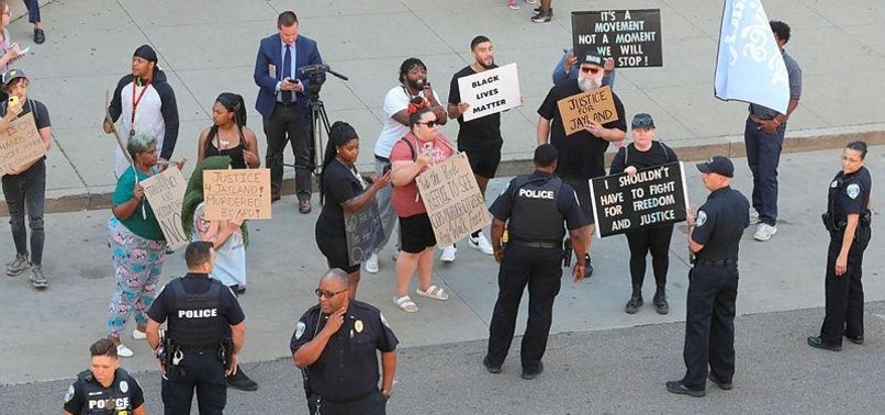 PROTESTS IN NORTHERN US OVER FATAL POLICE SHOOTING OF BLACK MAN