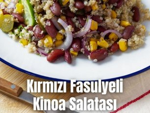 Kırmızı Fasulyeli Kinoa Salatası