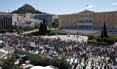 Greeks strike to mark train crash anniversary and demand justice
