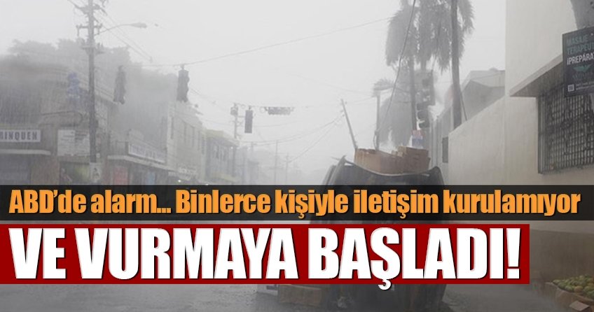 Irma, Porto Riko’yu vurmaya başladı