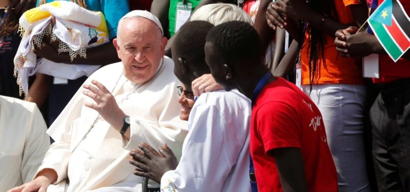 POPE FRANCIS CALLS FOR AN END TO BLOODSHED IN SOUTH SUDAN