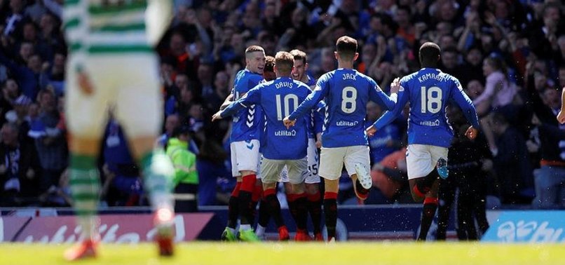 RANGERS BEAT CHAMPIONS CELTIC IN OLD FIRM FINALE