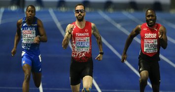 Turkey's Guliyev bags gold medal in men's 200 meters