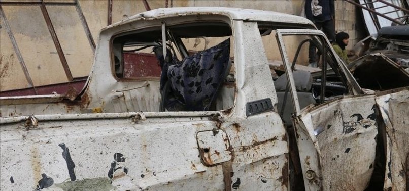 CAR BOMBING KILLS 1 CIVILIAN IN NORTHWESTERN SYRIA, 2 INJURED