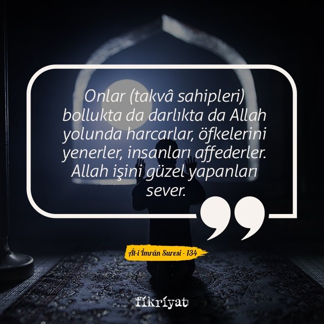 Âl-i İmrân Suresi - 134. Ayet
