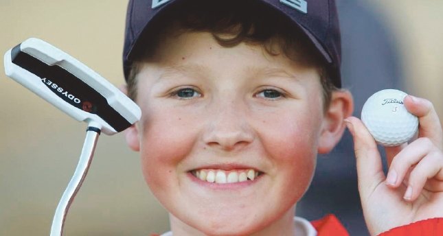 En küçük golf şampiyonu