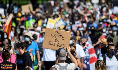 Thousands join US protests against laws curbing voting rights