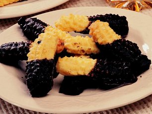 Çikolata Soslu Tırtıl Kurabiye