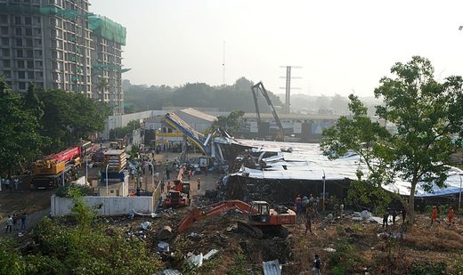 At least 14 killed after billboard collapses in Mumbai