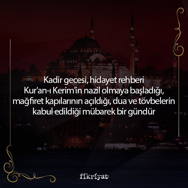 KADİR GECESİNDE NE OLDU?