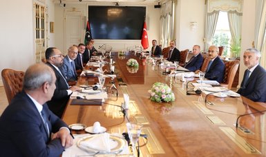 Turkey's leader Erdoğan meets with Libyan PM Dbeibeh in Istanbul to discuss strategic issues