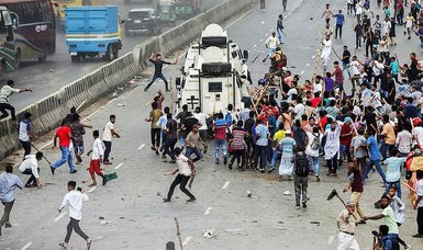 Dozens injured, arrested in anti-government protests in Bangladesh