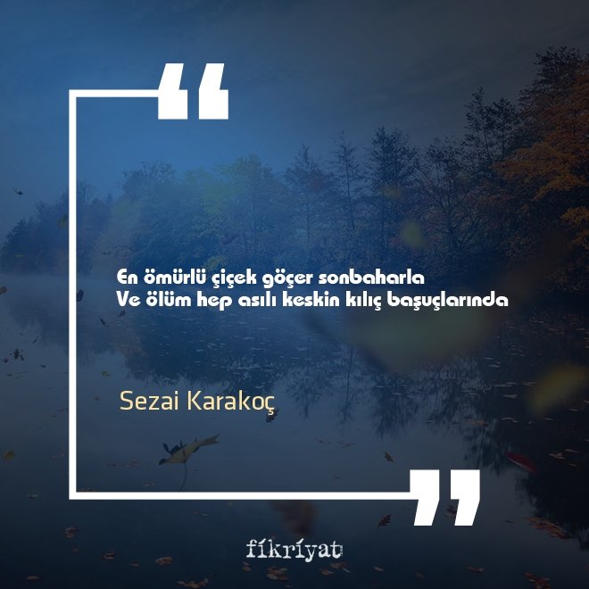 Sezai Karakoç şiirinde ölüm