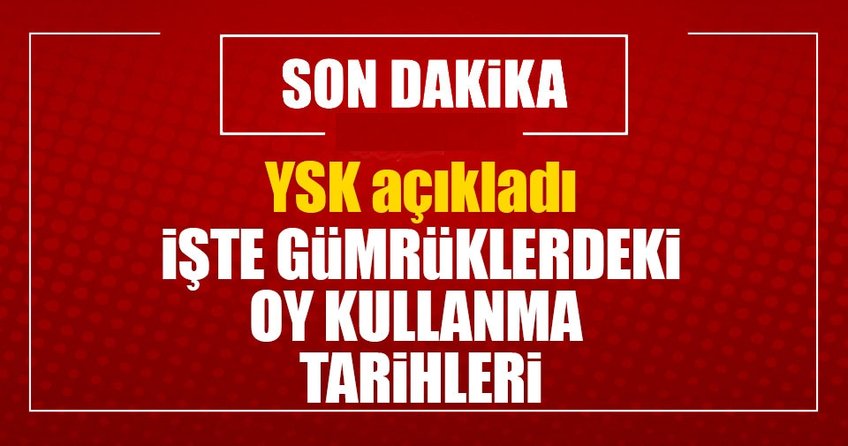 YSK referandum tarihini açıkladı!