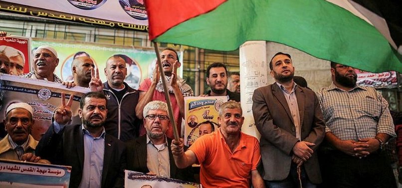 GAZANS DEMAND RELEASE OF LOVED ONES JAILED BY ISRAEL
