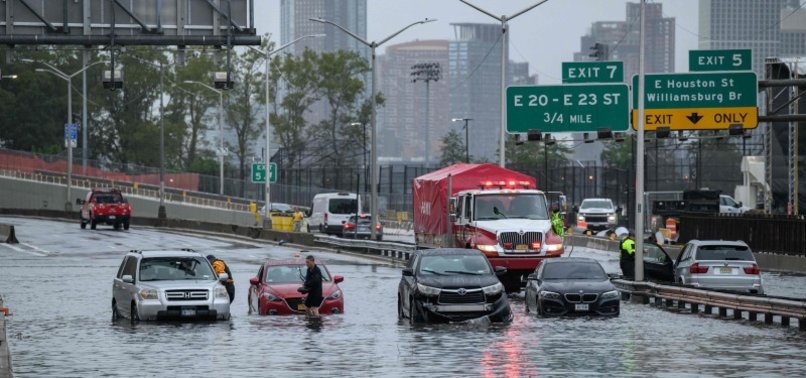 NEW YORK CITY UNDER STATE OF EMERGENCY AS MASSIVE FLOODING TAKES HOLD