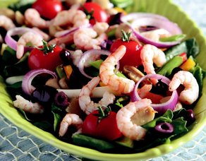 Rokalı Karides Salatası