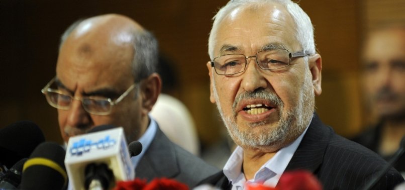 TUNISIAS ENNAHDA PARTY LEADER GHANNOUCHI TO STAGE HUNGER STRIKE
