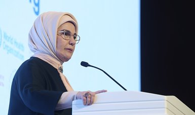 Türkiye's first lady urges Israel to end its violence in Gaza