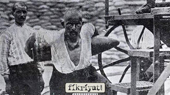 276 KİLOLUK TOP MERMİSİNİ TAŞIYAN SEYİT ONBAŞI
