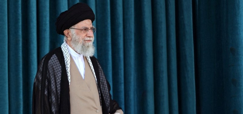 IRAN SUPREME LEADER AYATOLLAH ALI KHAMENEI BLAMES UNREST ON A US-ISRAELI CONSPIRACY
