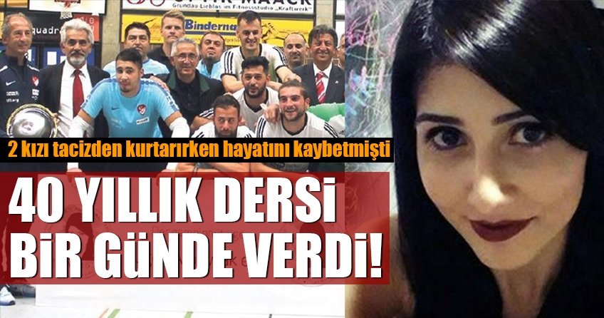40 yıllık dersi bir günde verdi