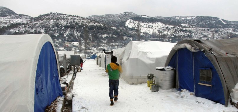 CIVILIANS IN NW SYRIA AWAIT AID AMID HARSH WINTER