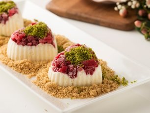 Frambuazlı ve Limonlu Parfe