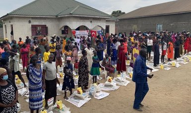 Turkish charity Cansuyu hands out food aid in flood-hit South Sudan