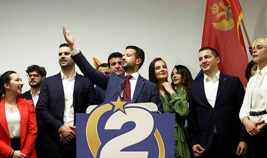 Montenegro's ex-Economy Minister Jakov Milatovic declares victory in run-off presidential vote