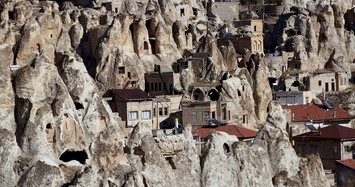 Rock-carved houses of the land of the fairy chimneys reflect centuries-old tradition