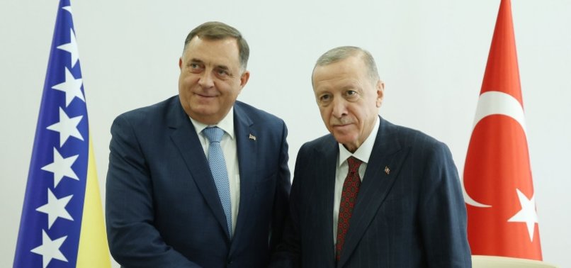 TURKISH PRESIDENT ERDOĞAN MEETS BOSNIAN SERB LEADER IN ANKARA