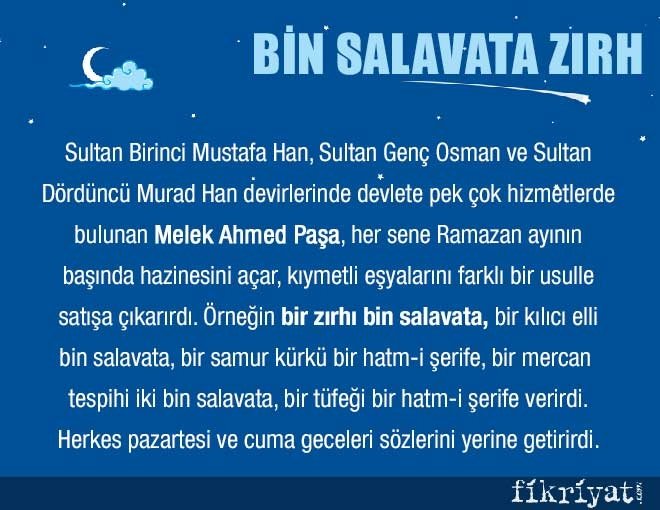 BİN SALAVATA ZIRH