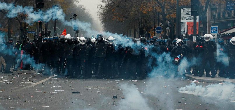 CLASHES AT YELLOW VEST PROTEST IN PARIS LEAD TO 30 ARRESTS