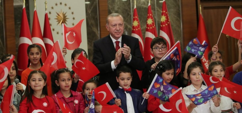 MILLIONS IN TURKEY CELEBRATE NATIONAL SOVEREIGNTY AND CHILDRENS DAY BY SINGING NATIONAL ANTHEM FROM HOME AMID CORONAVIRUS