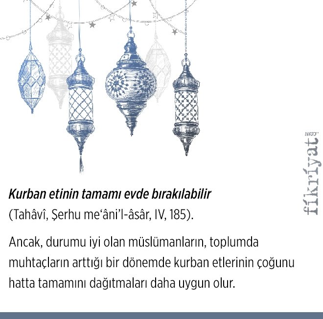 KURBAN ETİ NASIL PAY EDİLMELİDİR?