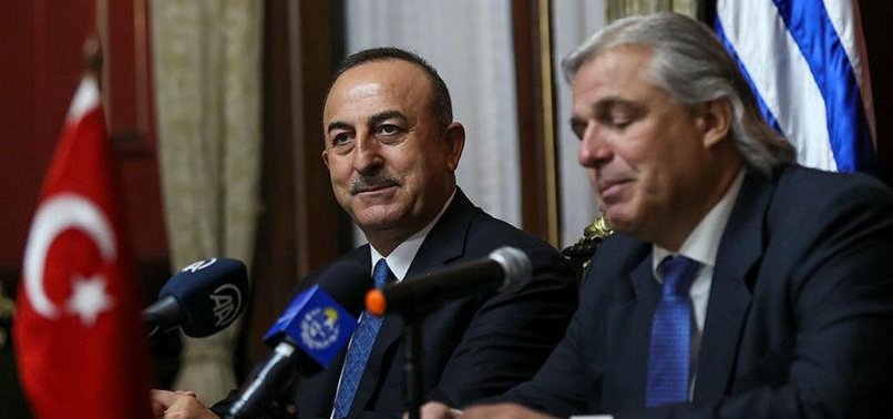 TURKEY WANTS TO FURTHER DEVELOP RELATIONS WITH URUGUAY: ÇAVUŞOĞLU