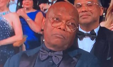 74-year-old actor Samuel L. Jackson's unimpressed reaction to Tony Awards loss goes viral