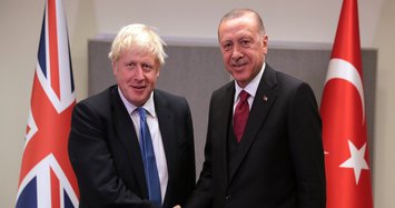 British PM Johnson: Syria issue and PKK threat discussed at quartet London meeting