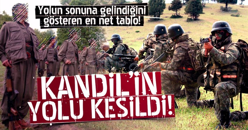 Kandil’in yolu kesildi!